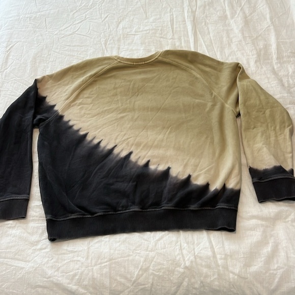 ATM Anthony Thomas Melillo Color Blocked Diagonal Tie Dyed Sweatshirt - Picture 10 of 10